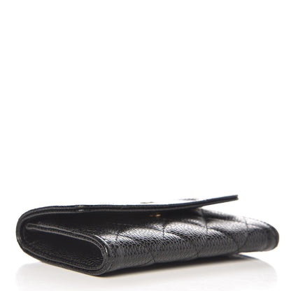 Chanel Caviar Quilted Flap Card Holder Black 4 of 8