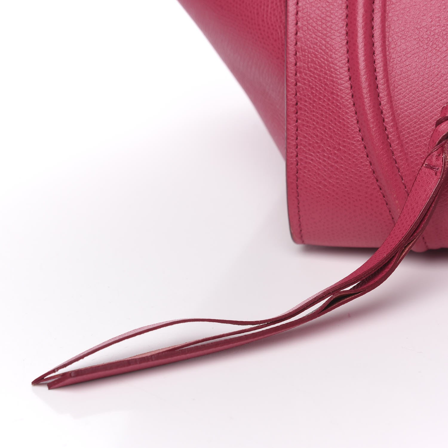 Celine Grained Calfskin Medium Phantom Luggage Fuchsia 10 of 12