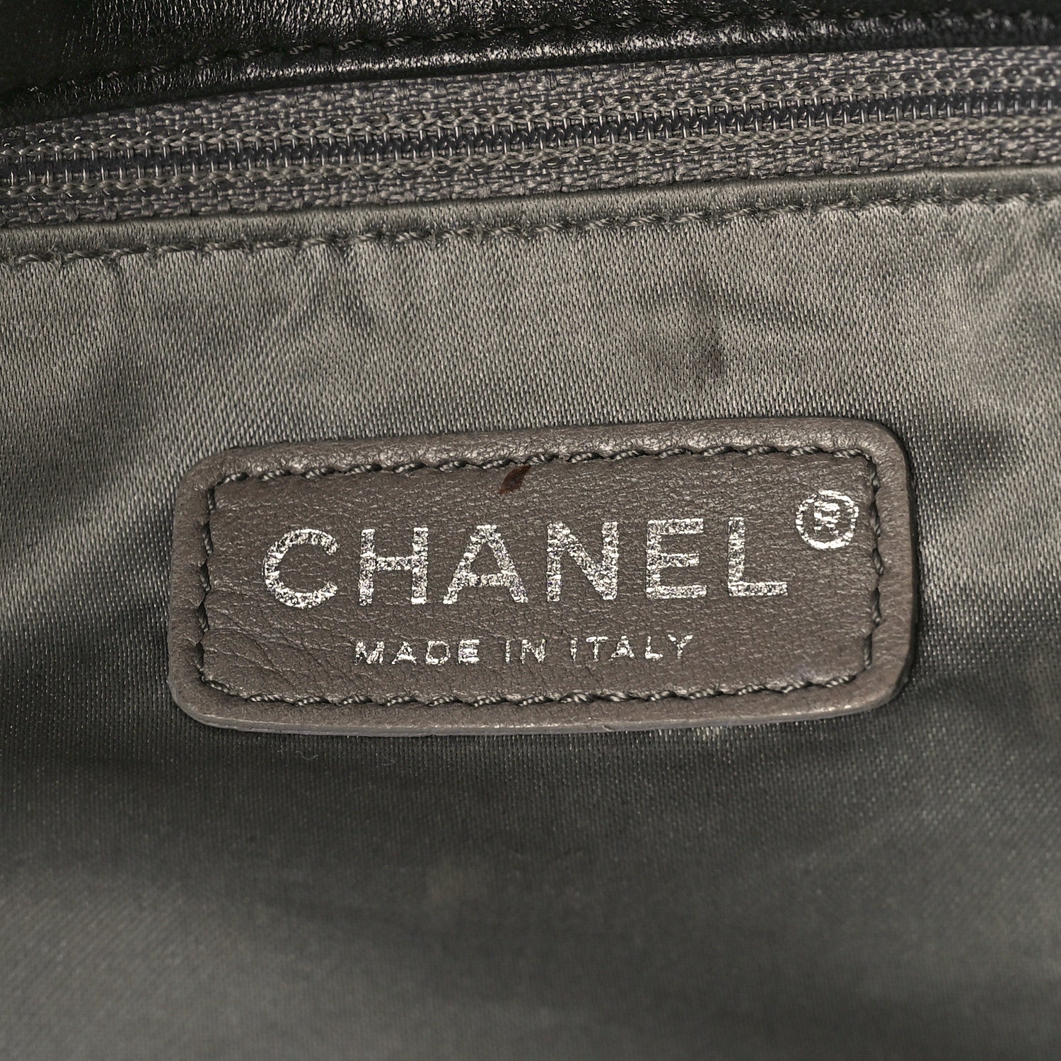 Chanel Lambskin Stitched Large Walk Of Fame Flap Black 6 of 9