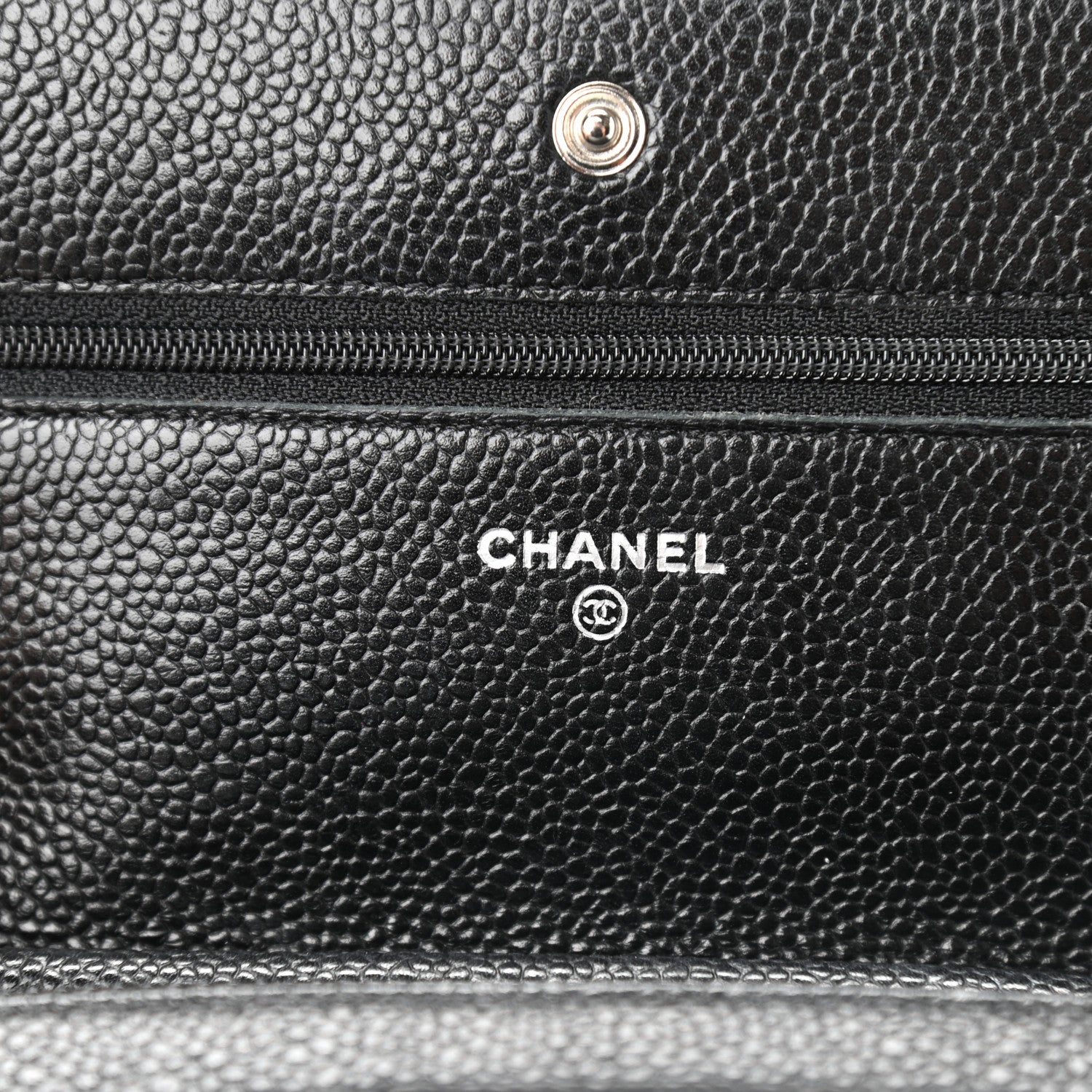 Chanel Caviar Quilted Wallet On Chain WOC Black 6 of 14