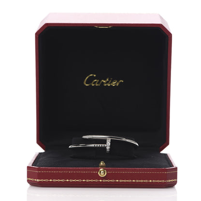 Cartier 18K White Gold Diamond Juste Un Clou Bracelet 15 6 of 6