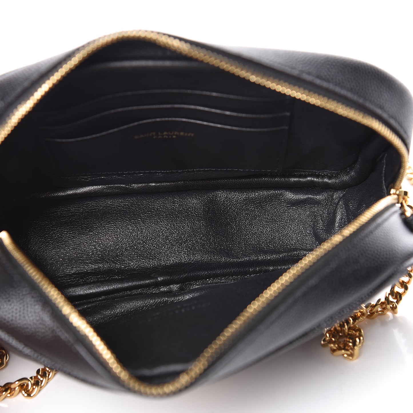 Grain De Poudre Matelasse Monogram Mini Lou Camera Bag Black