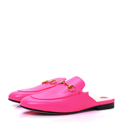 Gucci Calfskin Womens Princetown Slippers 37 Fuxia Fluo 3 of 8