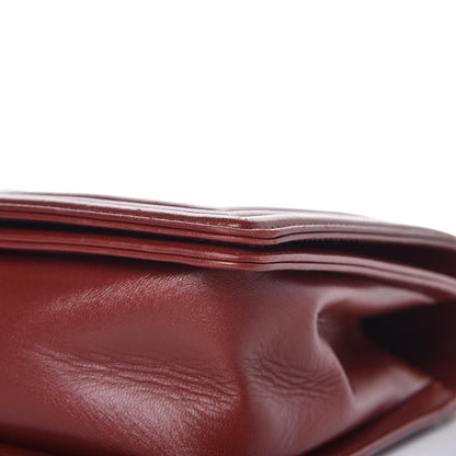 Chanel Lambskin Quilted New Medium Boy Flap Burgundy 9 of 10