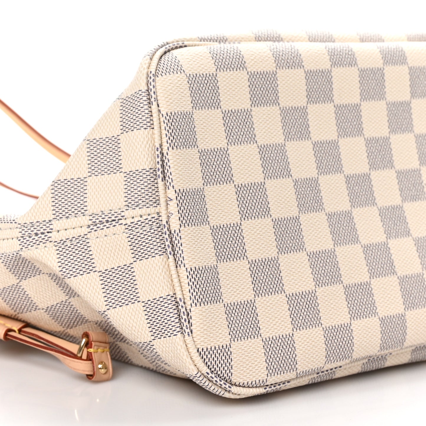 Damier Azur Neo Neverfull MM Rose Ballerine