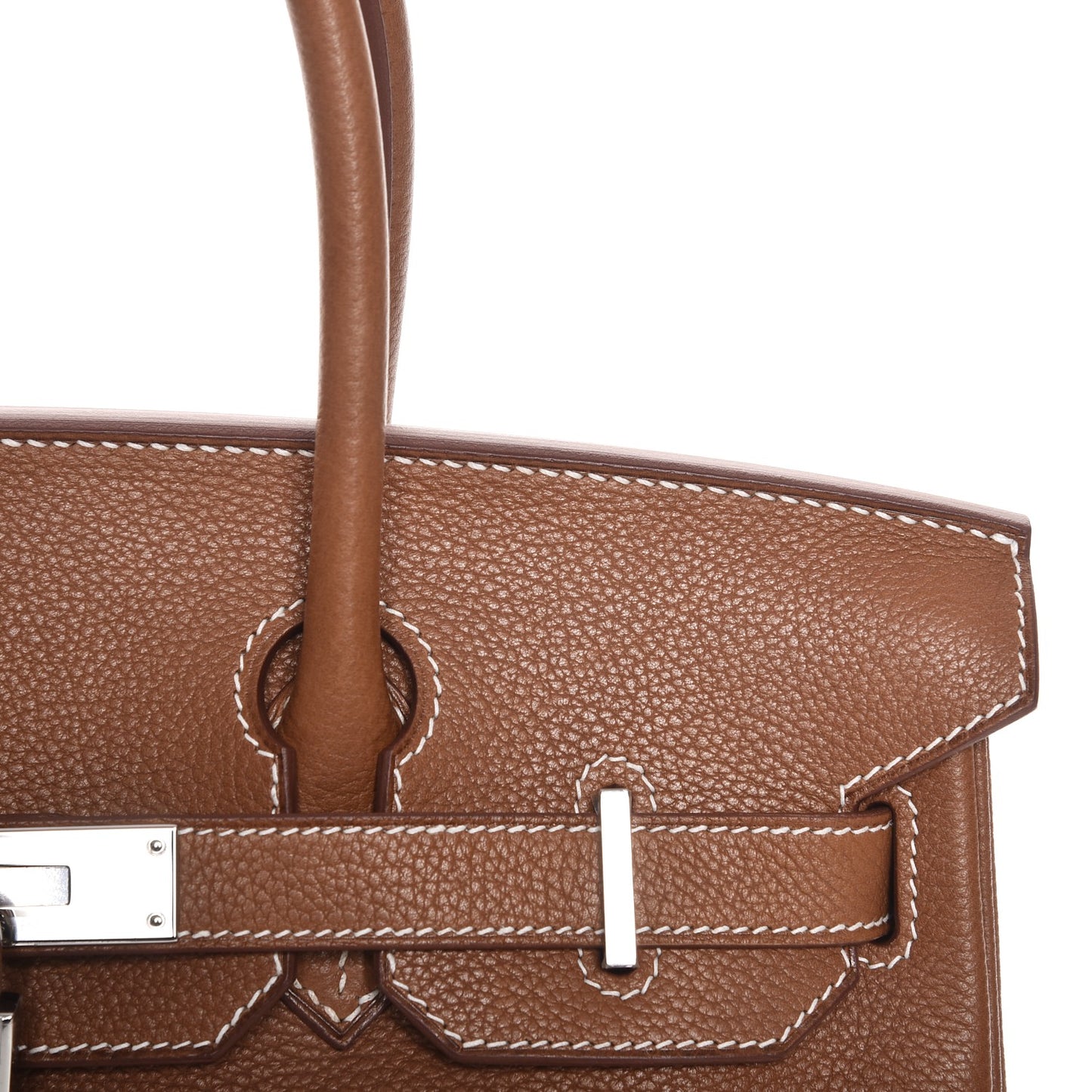 Natural Barenia Faubourg Birkin 30 Fauve