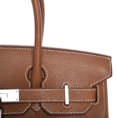 Hermes Natural Barenia Faubourg Birkin 30 Fauve 23 of 27