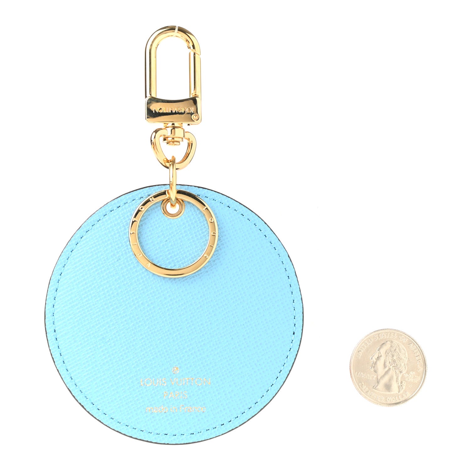 Louis Vuitton Damier Ebene 2017 Christmas Animation Bag Charm Key Ring 2 of 5