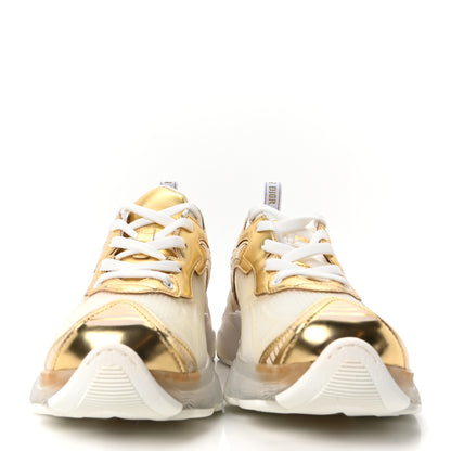 Christian Dior Matte Technical Fabric Mesh Dior Vibe Sneakers 39 White Gold 3 of 9