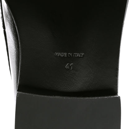 Chanel Calfskin Enamel Charms Mocassin Loafers 41 Black 8 of 9