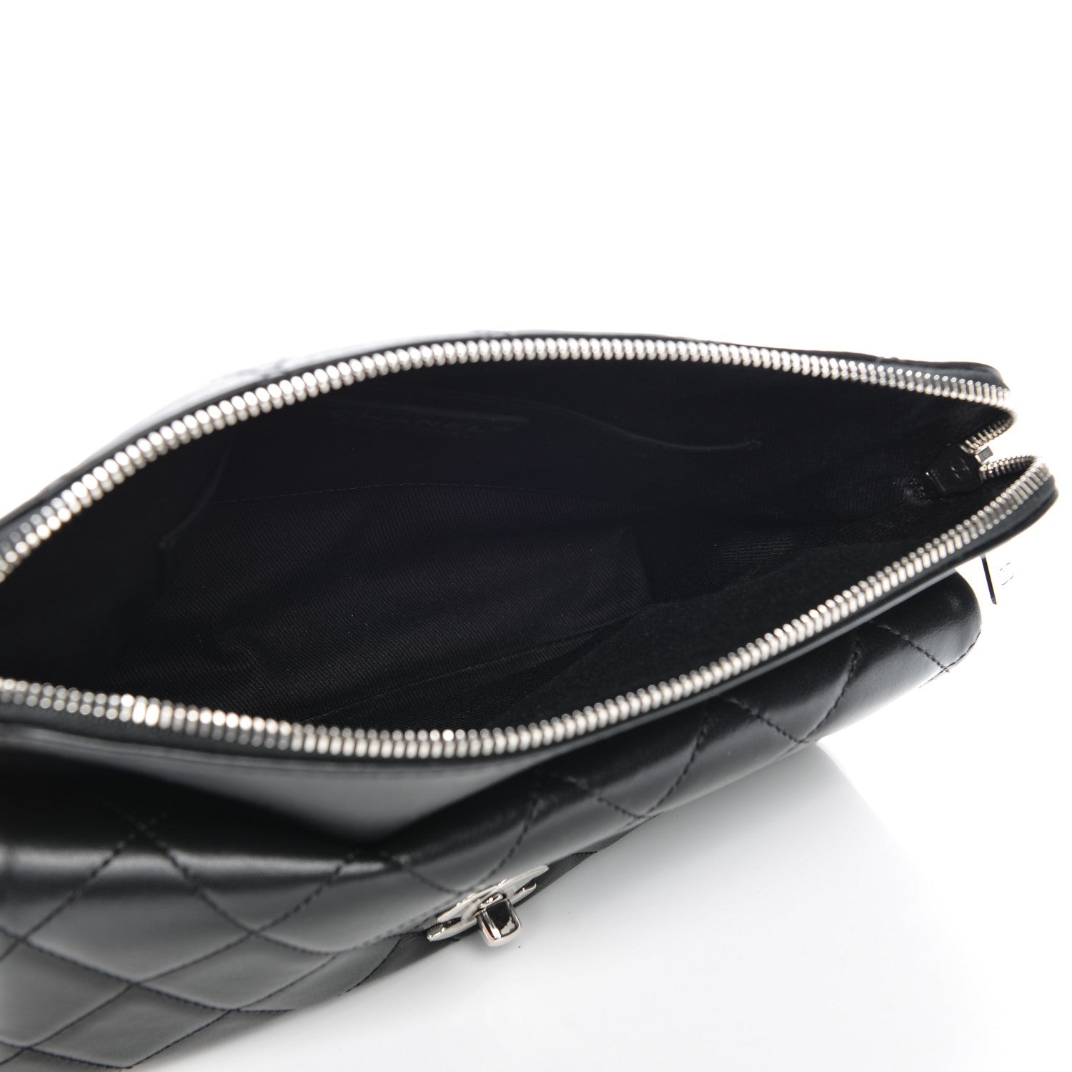 Chanel Calfskin Quilted Crossbody Bag Black 5 of 7