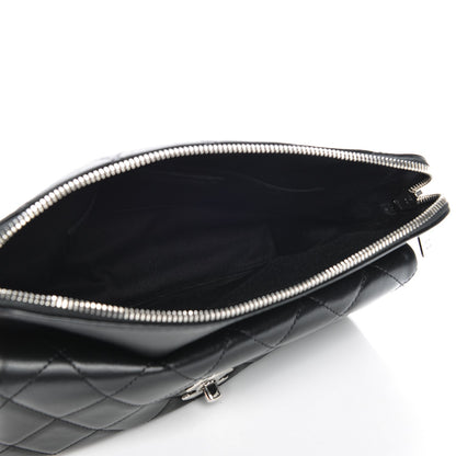 Chanel Calfskin Quilted Crossbody Bag Black 5 of 7