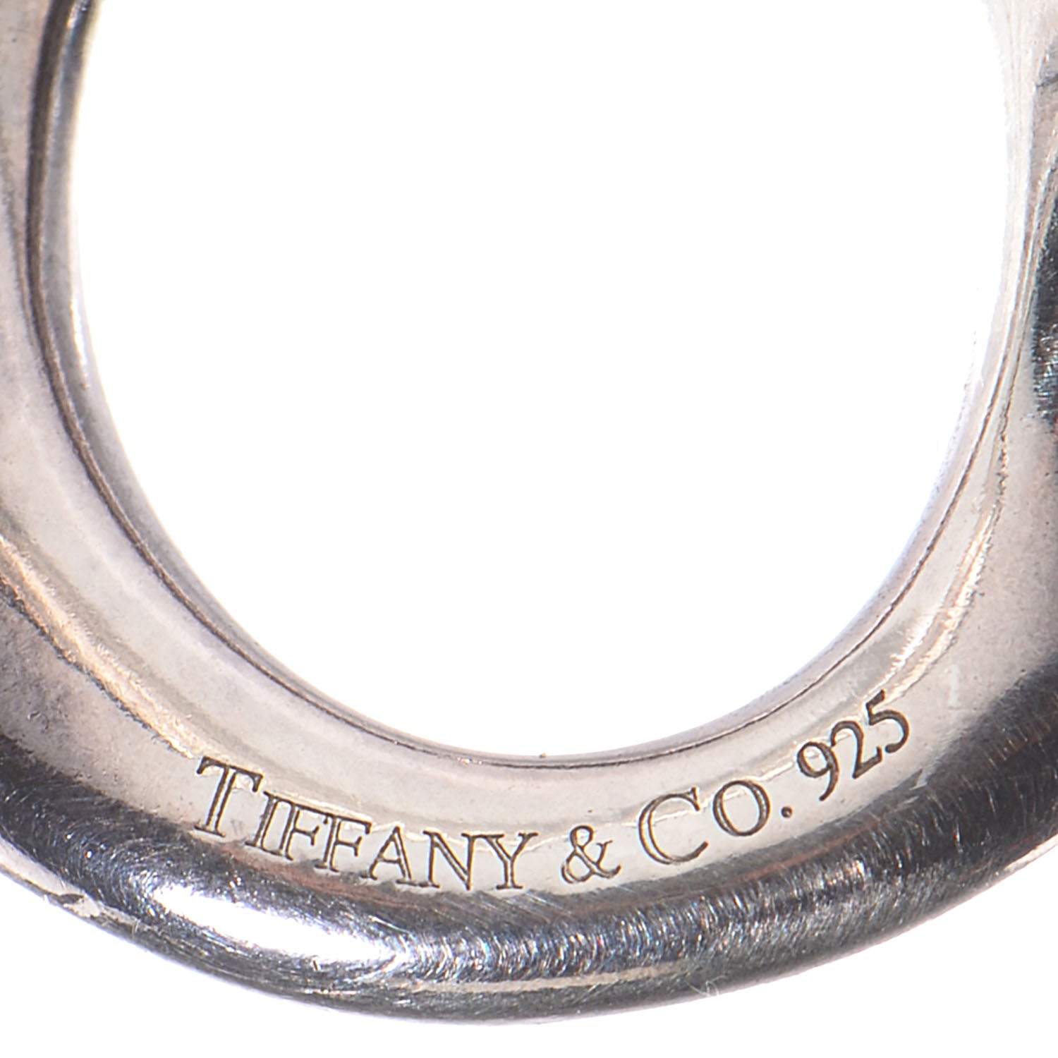 Tiffany Sterling Silver Elsa Peretti Sevillana Ring 8.5 6 of 7
