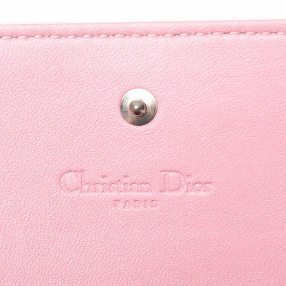 Christian Dior Lambskin Cannage Lady Dior Rendezvous Wallet Pink 6 of 7