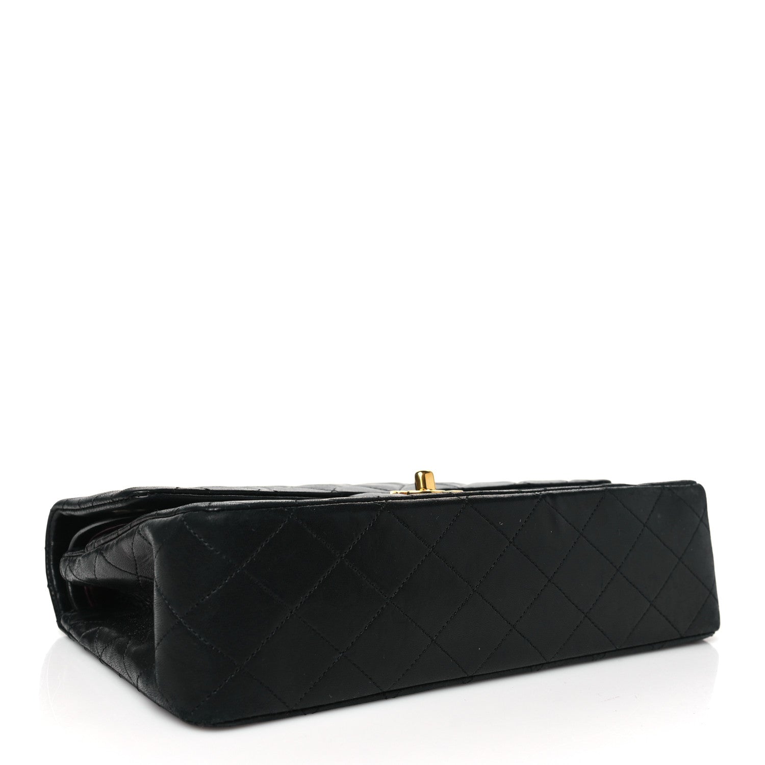 Chanel Lambskin Quilted Medium Double Flap Black 4 of 11