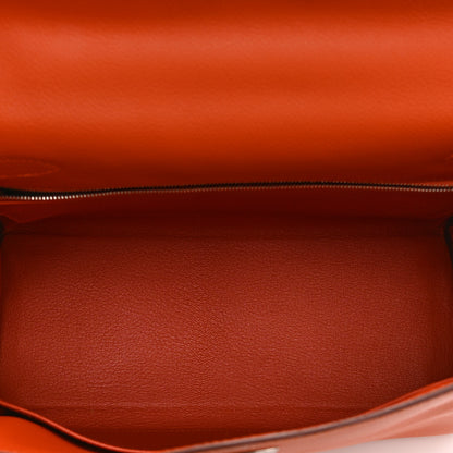 Hermes Evercolor Kelly Retourne 28 Capucine 5 of 10