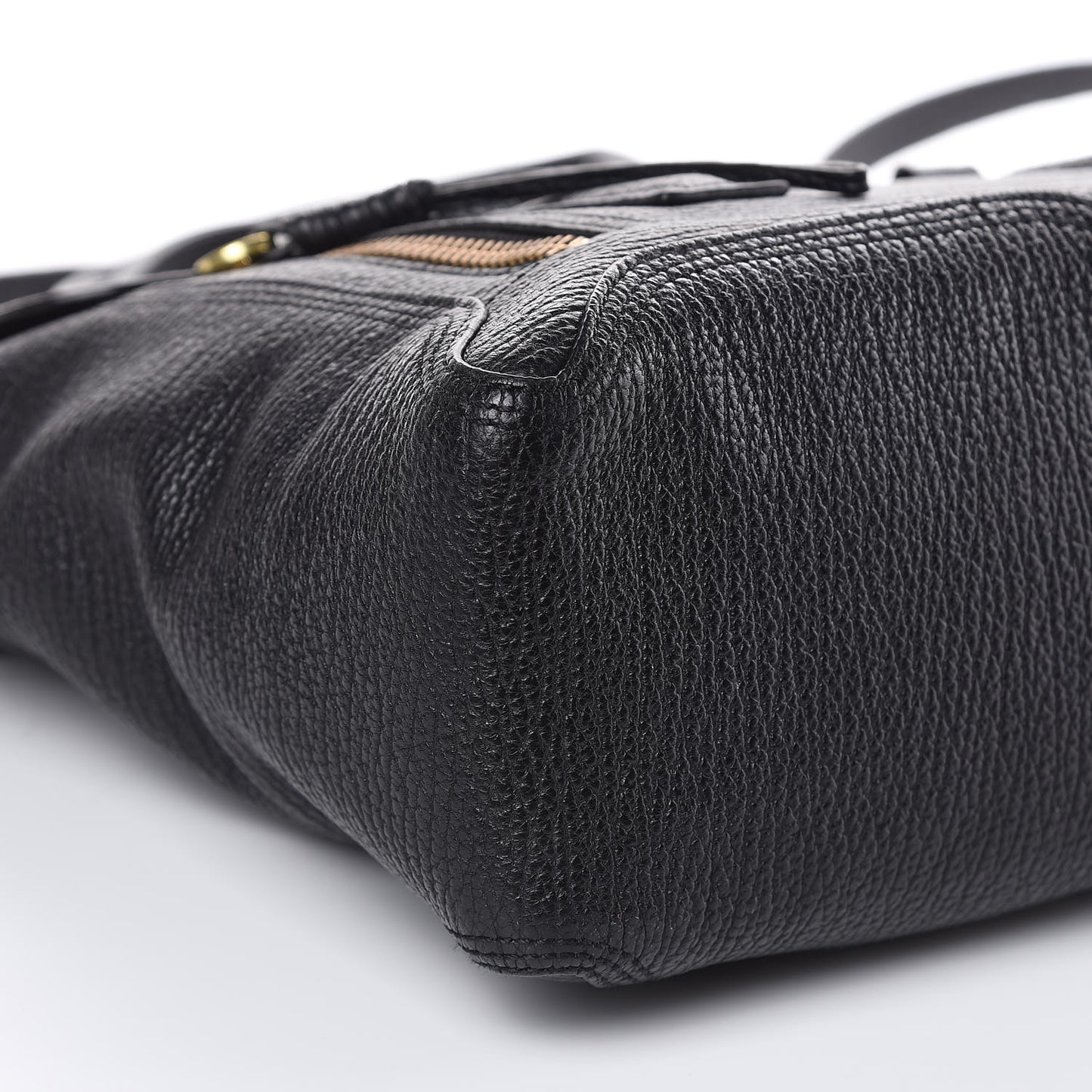 3.1 Textured Calfskin Medium Pashli Satchel Black