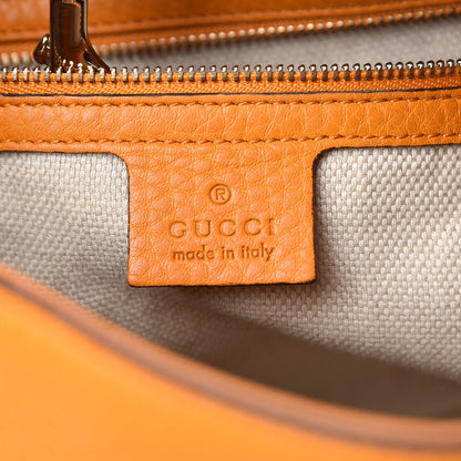 Gucci Pebbled Calfskin Medium Soho Chain Shoulder Bag Curcuma 6 of 12