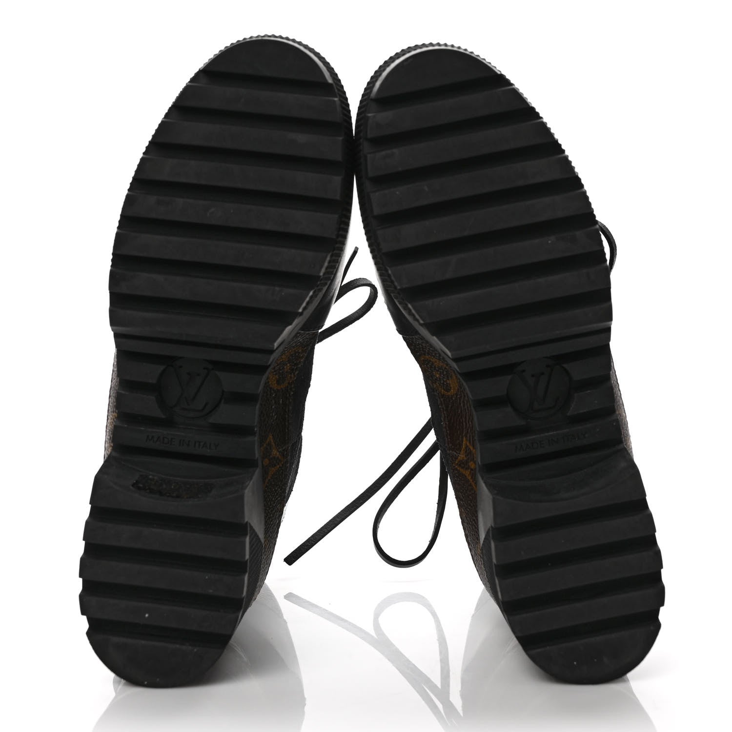 Louis Vuitton Suede Calfskin Monogram Laureate Platform Desert Boots 37 Black 5 of 8