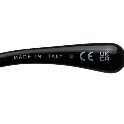 Chanel Acetate Strass Square Sunglasses 5422-B Black White 6 of 8