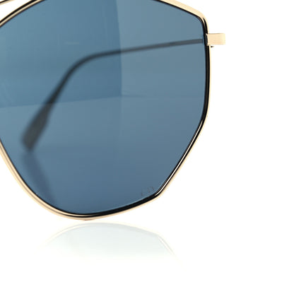 Christian Dior Metal Stellaire 4 Sunglasses Blue Gold 7 of 8