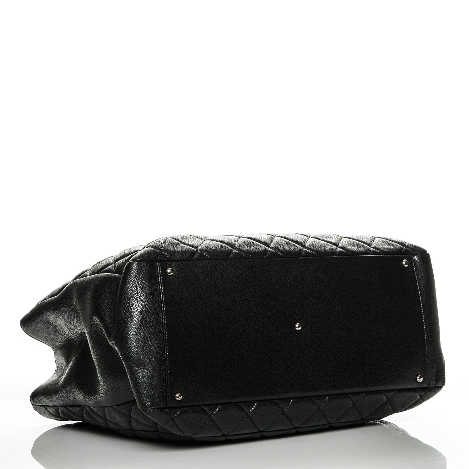 Chanel Caviar Quilted XXL Grand Shopping Tote GST Dark Grey 4 of 7
