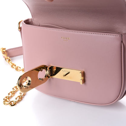 Celine Shiny Calfskin Small Chain Maillon Triomphe Vintage Pink 9 of 10