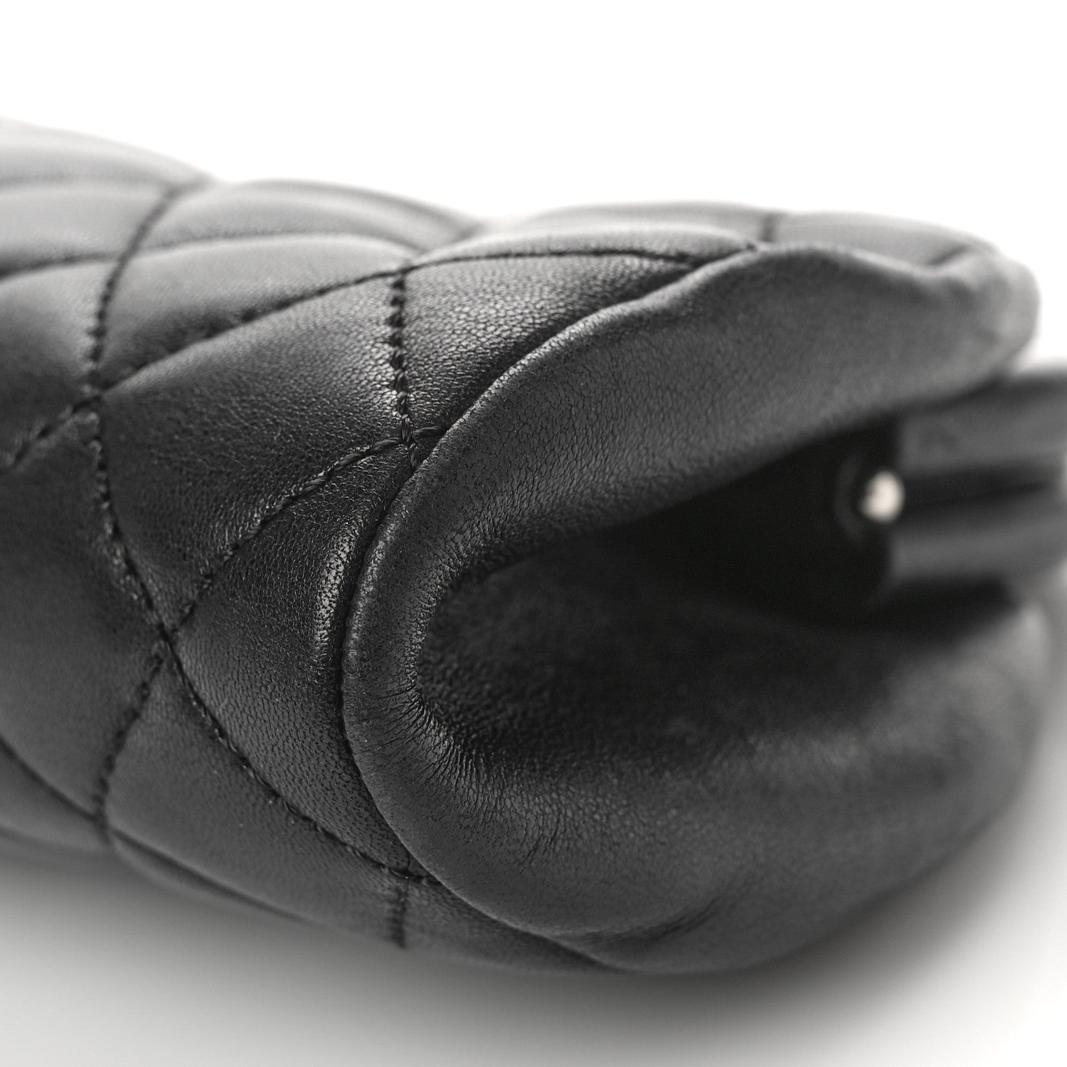 Chanel Lambskin Quilted Timeless Clutch Black 9 of 9