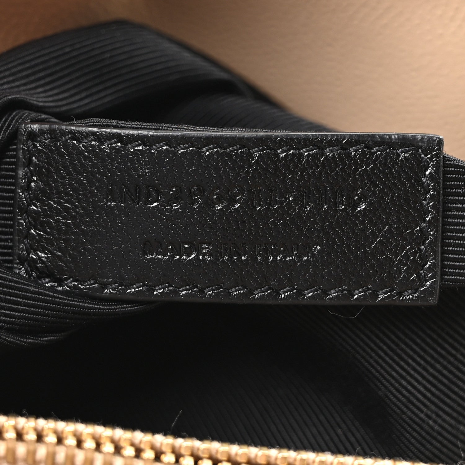 Saint Laurent Grain De Poudre Matelasse Chevron Monogram Shopping Bag Nude Powder 6 of 9