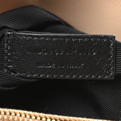 Saint Laurent Grain De Poudre Matelasse Chevron Monogram Shopping Bag Nude Powder 6 of 9