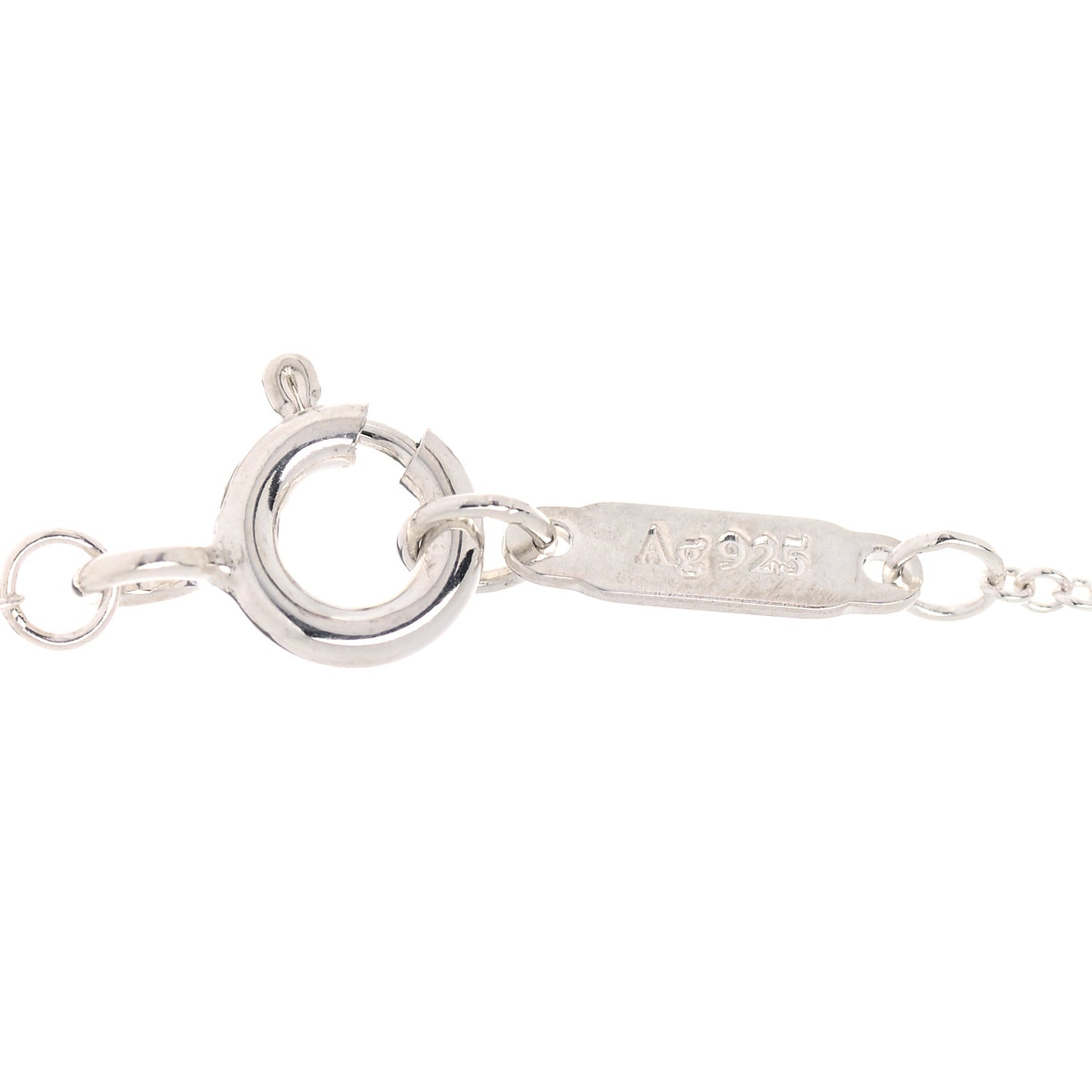 Sterling Silver Rubedo 1837 Circle Pendant Necklace
