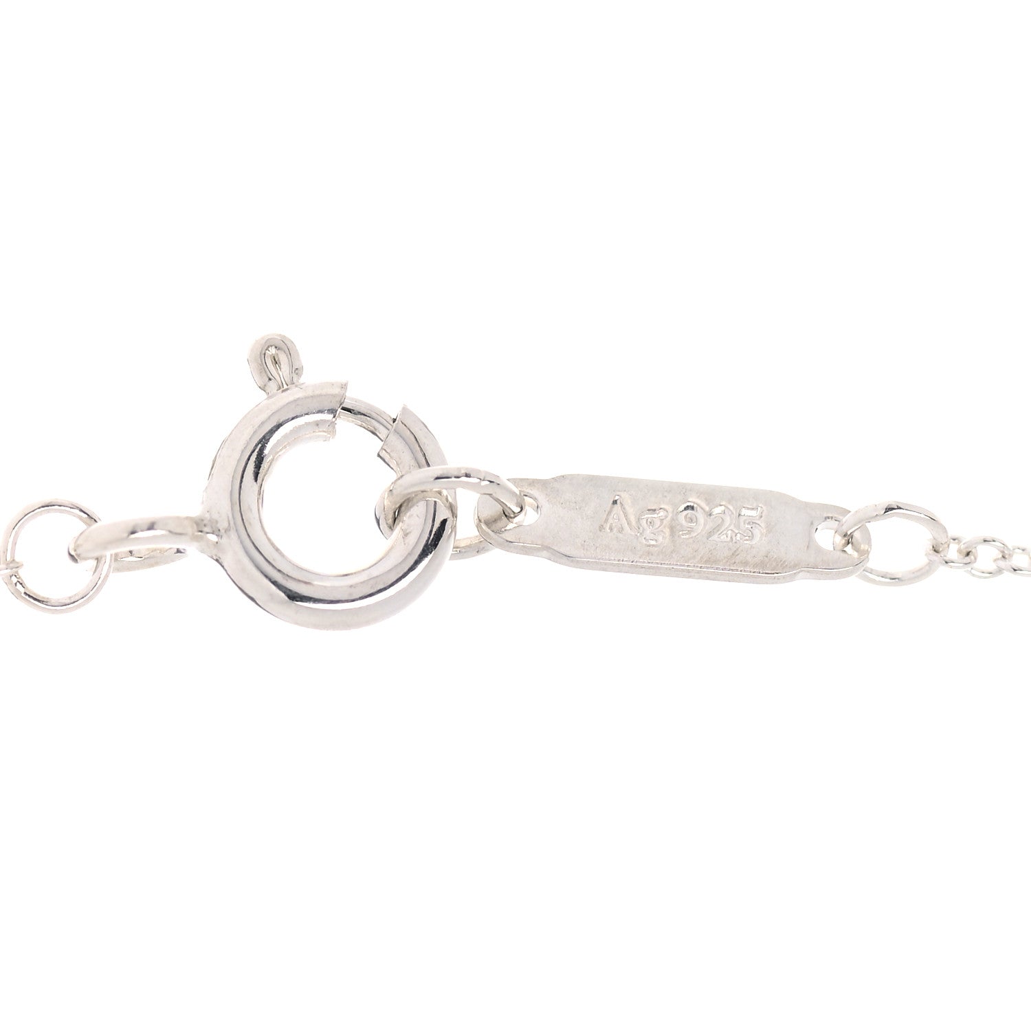Tiffany Sterling Silver Rubedo 1837 Circle Pendant Necklace 4 of 7