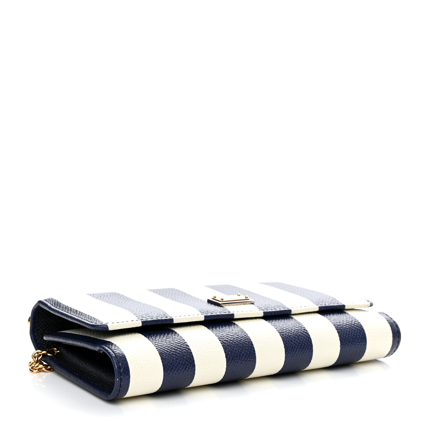 Dauphine Stripe Mini Von Bag Blue White