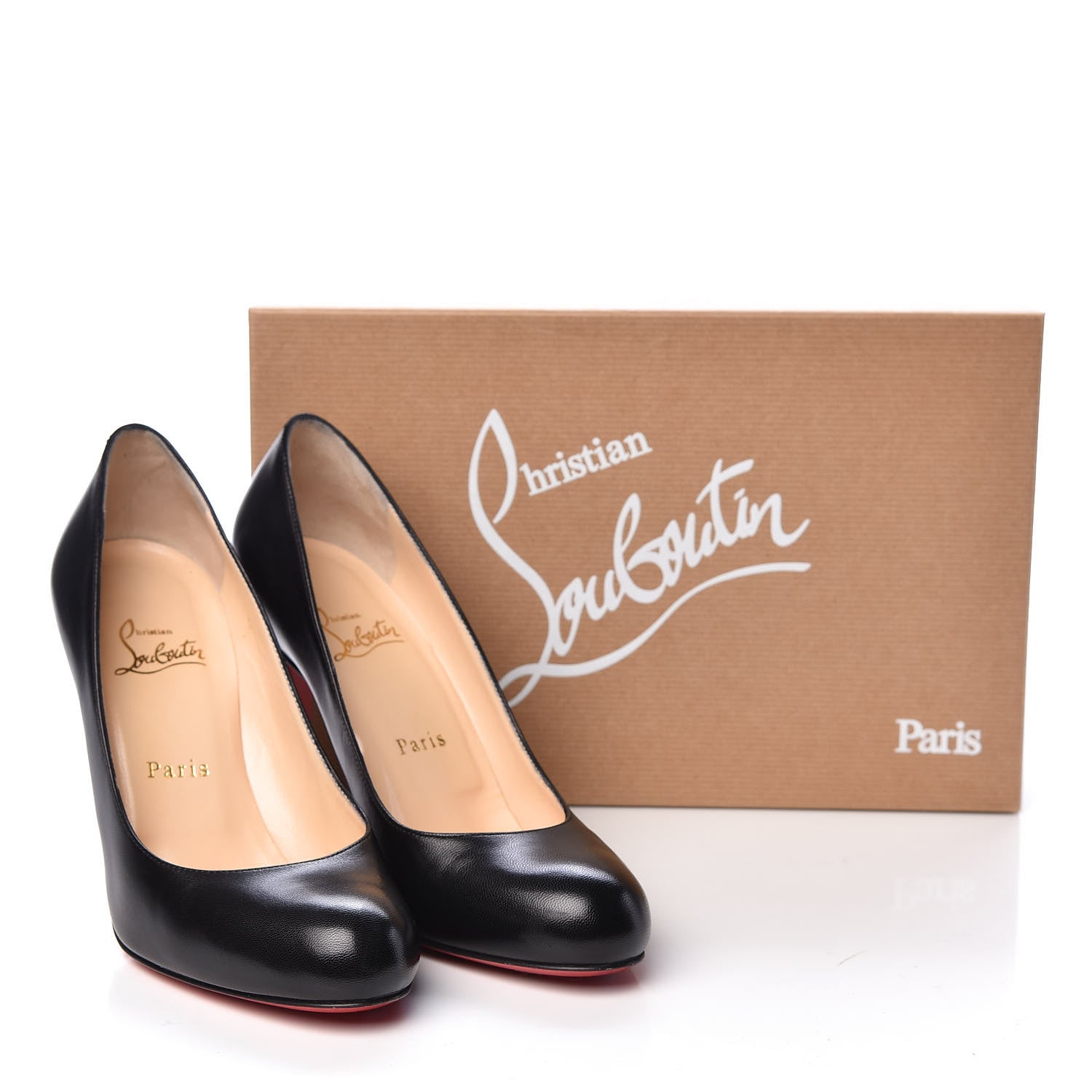 Christian Louboutin Kid Simple 100 Pumps 37.5 Black 12 of 12