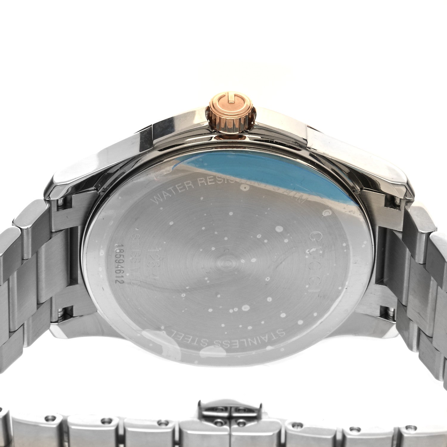 Gucci Stainless Steel 38mm G-Timeless Two Tone Quartz Watch 4 of 4
