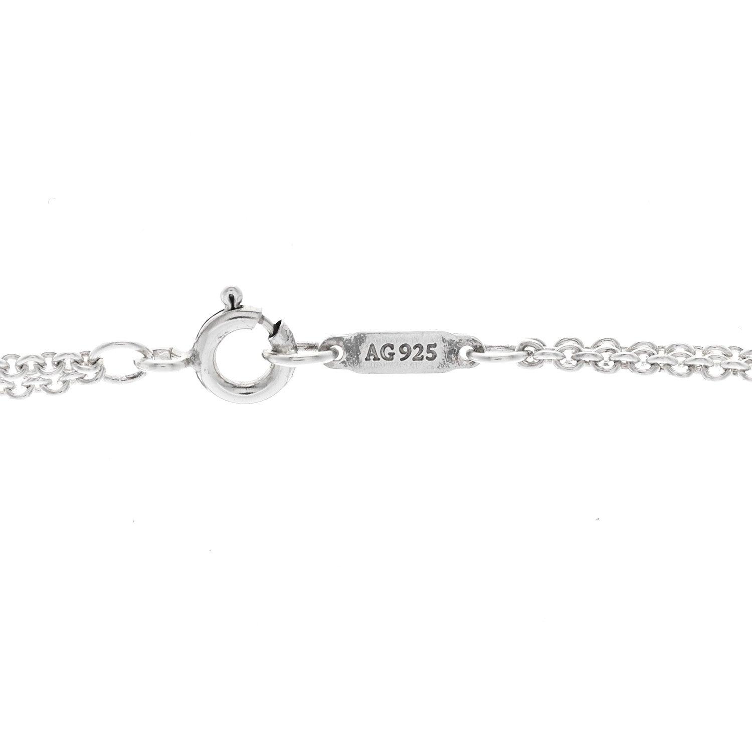 Tiffany Sterling Silver Infinity Pendant Necklace 5 of 5