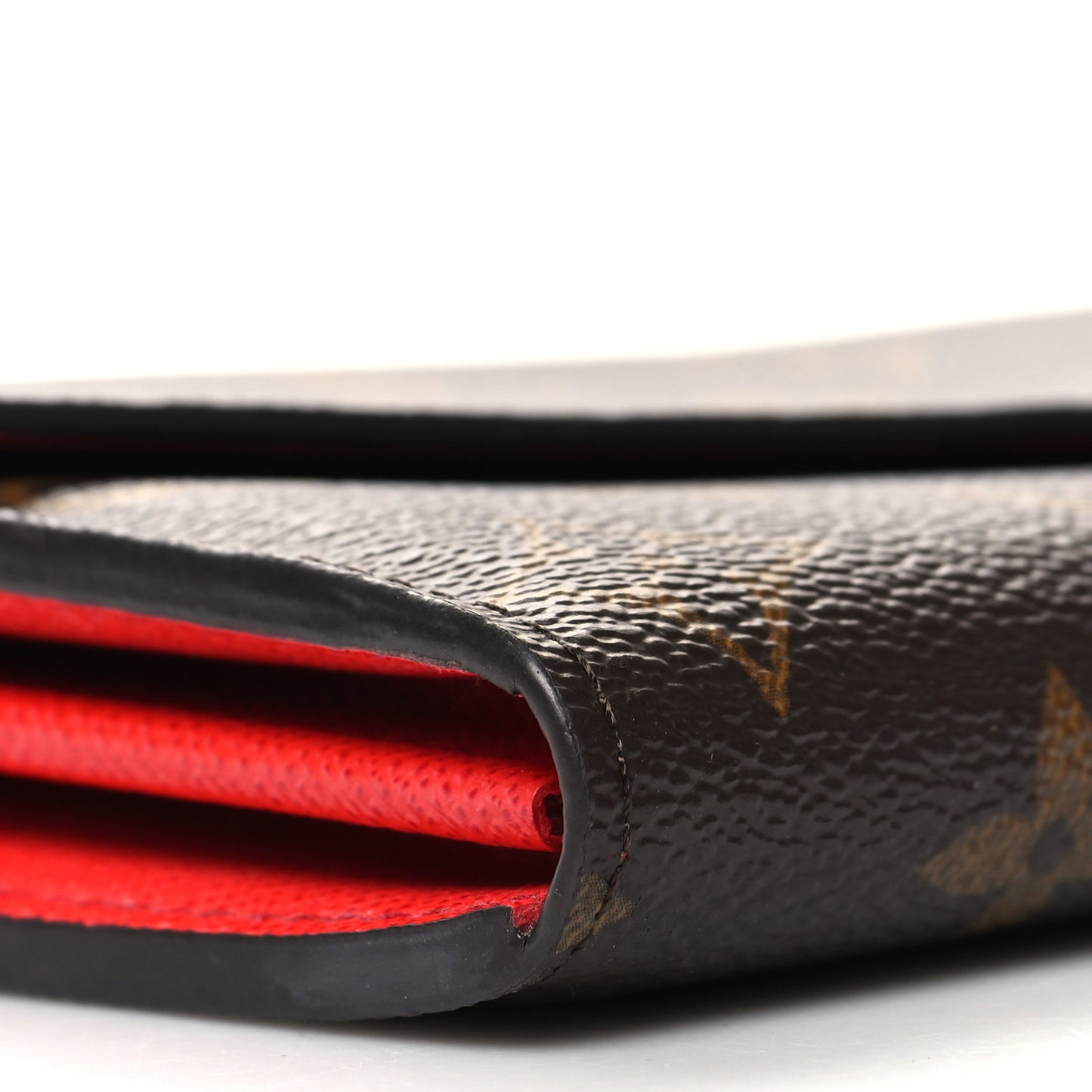 Monogram Sarah Wallet NM Coquelicot