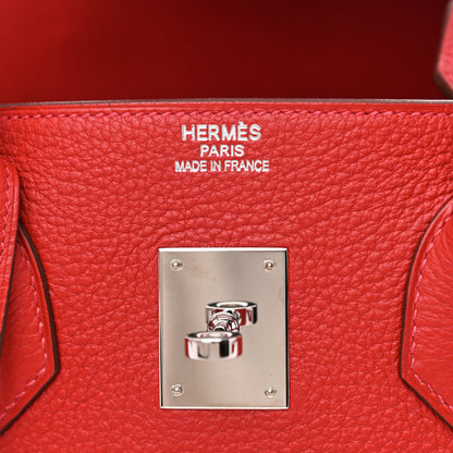 Hermes Togo Birkin 35 Rouge Casaque 6 of 11