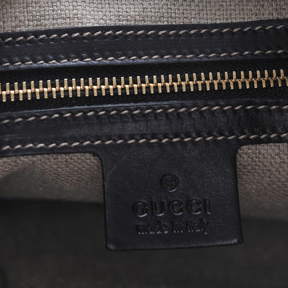 Gucci Canvas Velvet Tiger Print Jackie O Bouvier Bag 6 of 7