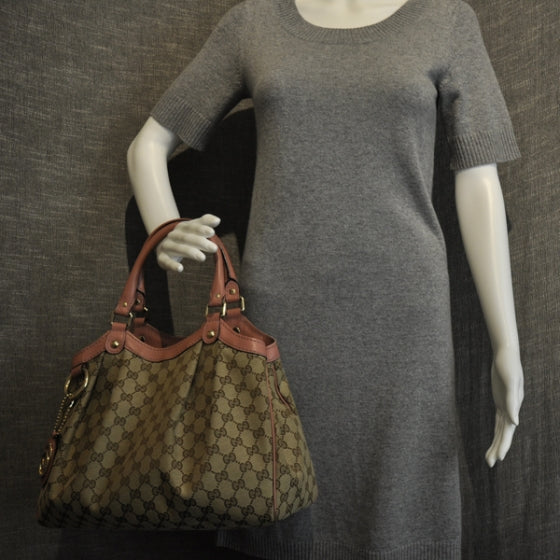 Monogram Medium Sukey Tote Pink