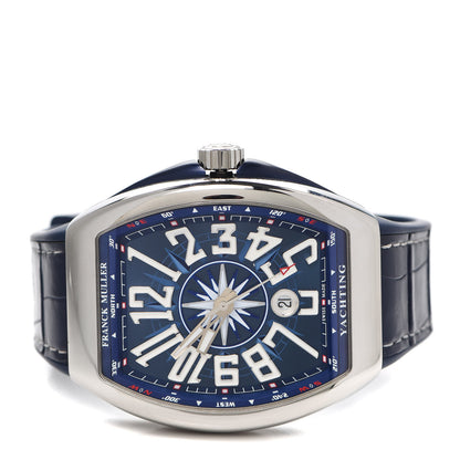 Franck Muller Stainless Steel Alligator 45mm Vanguard Yachting Automatic Watch Blue V45SCDTACBL 2 of 5