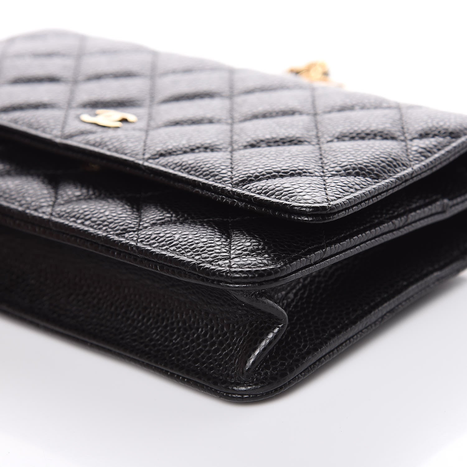 Chanel Caviar Quilted Wallet On Chain WOC Black 10 of 11