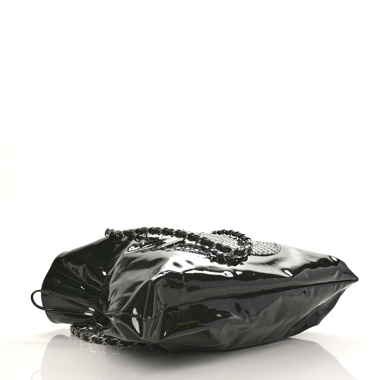 Chanel Patent Crystal Strass Bonbons Tote Black 3 of 9
