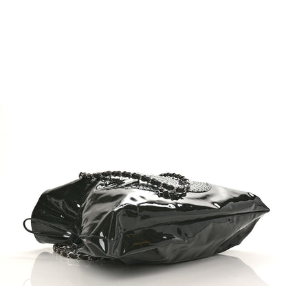 Chanel Patent Crystal Strass Bonbons Tote Black 3 of 9