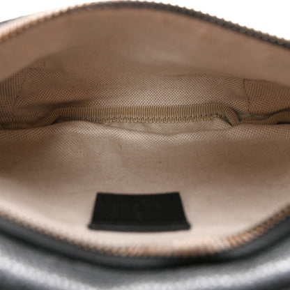 Gucci Grained Calfskin Logo Belt Bag Black 5 of 12