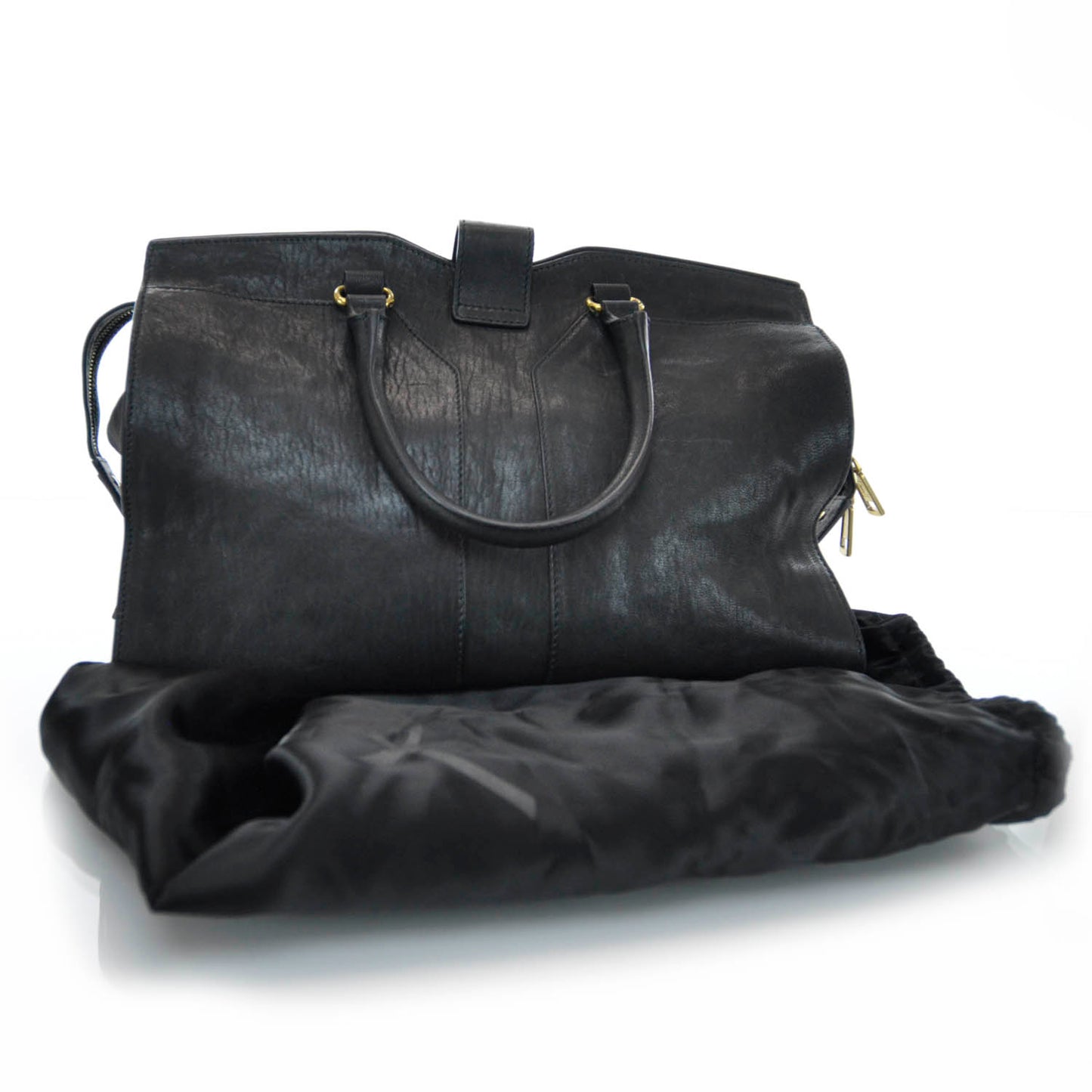 Leather Medium Cabas Chyc Black