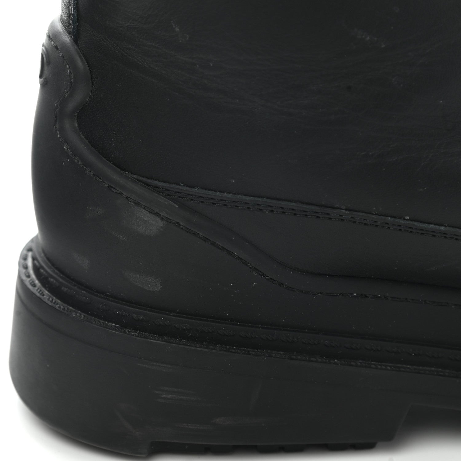 Chanel Calfskin Nylon CC Ankle Snow Boots 40.5 Black 13 of 15