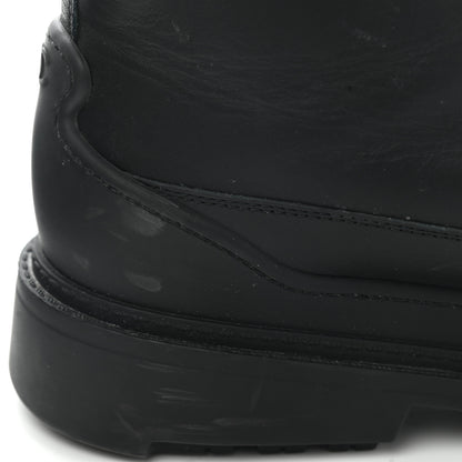 Chanel Calfskin Nylon CC Ankle Snow Boots 40.5 Black 13 of 15