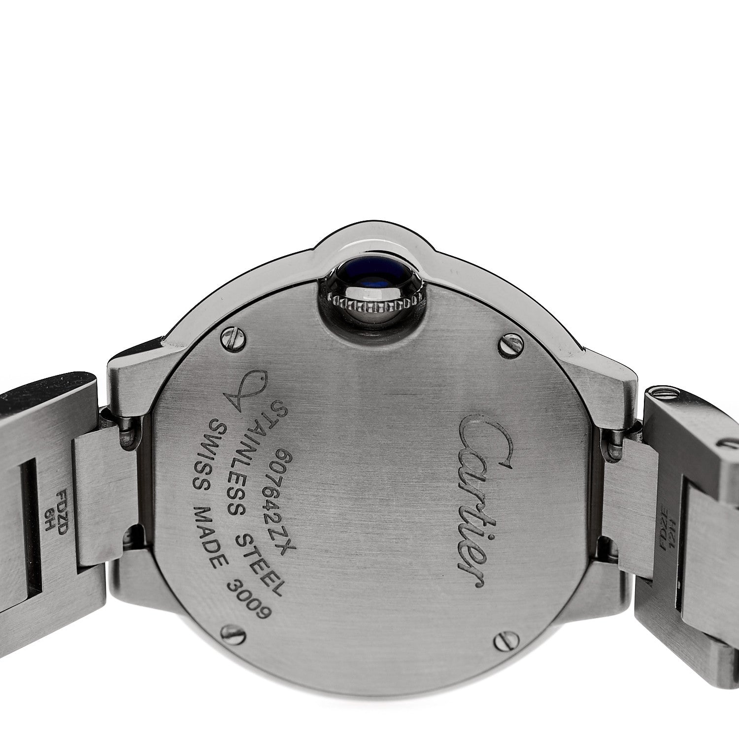 Cartier Stainless Steel Diamond Bezel 28mm Ballon Bleu De Cartier Quartz Watch 8 of 10