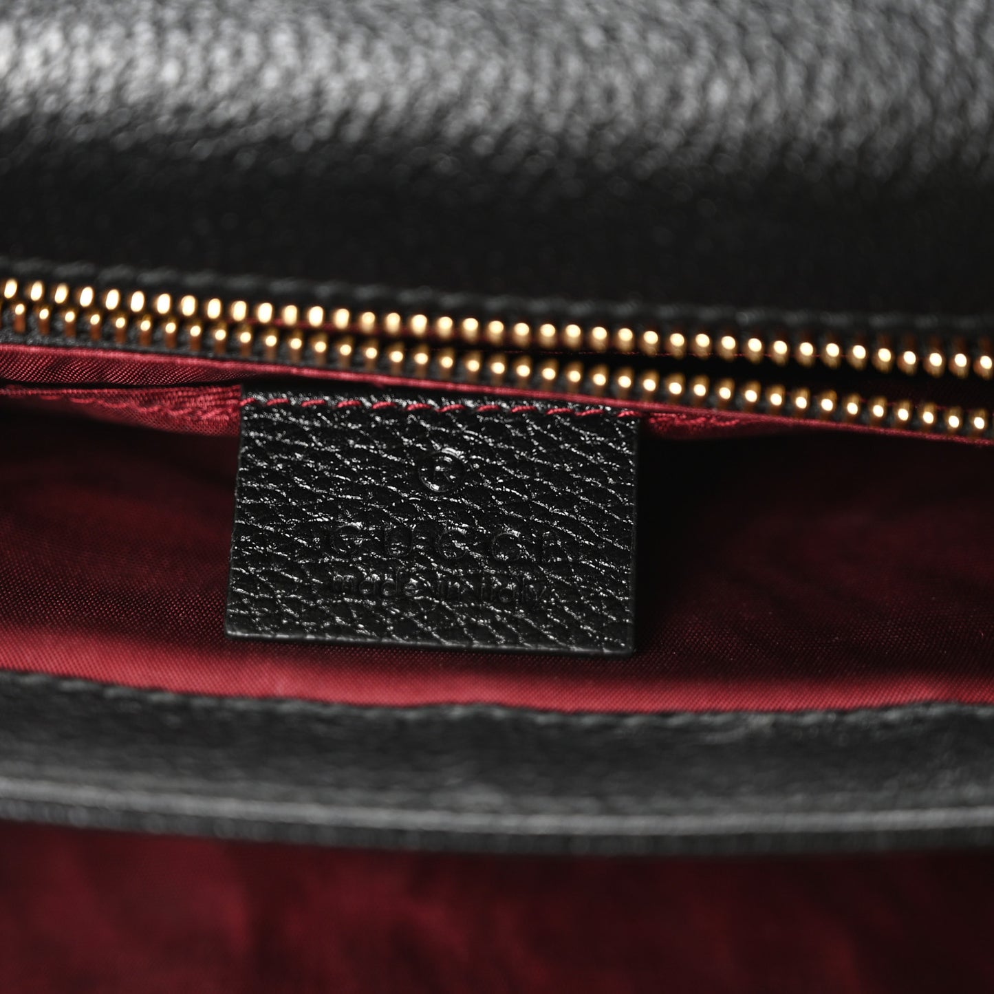 Grainy Calfskin Small Zumi Shoulder Bag Black